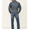 Rock & Roll Denim Men's Hooey Revolver Medium Vintage Stretch Slim Straight Jeans -Sheplers Sales 2000345011 400 P1