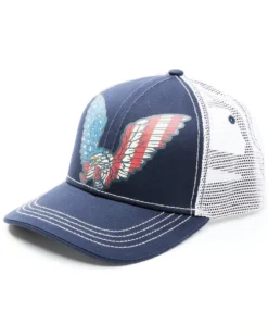 Moonshine Spirit Men's American Eagle Mesh-Back Ball Cap
