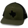 Oil Field Hats Men's Loden & Black Texas State Patch Mesh Ball Cap -Sheplers Sales 2000346262 341 P1