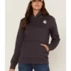 Carhartt Women's Gray Relaxed Midweight Logo Sleeve Graphic Hooded Sweatshirt 2 Carhartt Women's Gray Relaxed Midweight Logo Sleeve Graphic Hooded Sweatshirt -Sheplers Sales 2000346369 020 P1