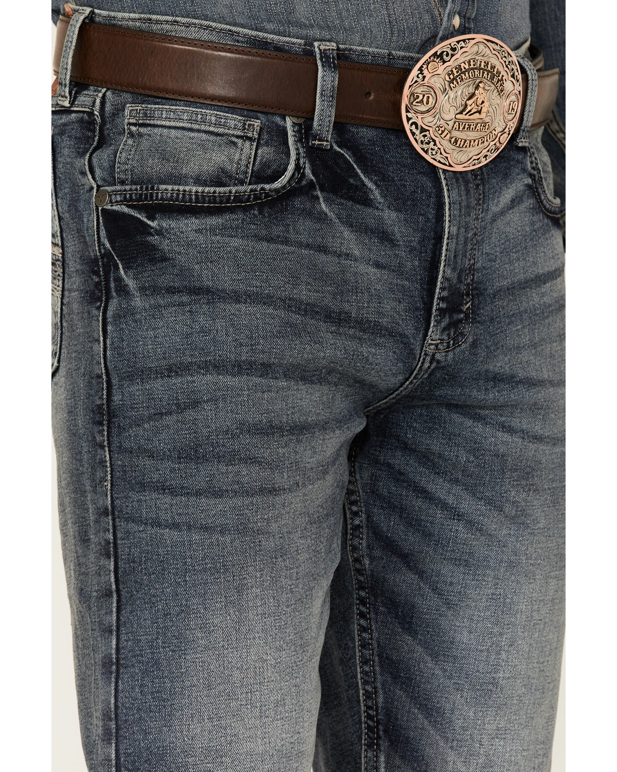 Wrangler 20X Men's No.42 Cayuse Medium Wash Stretch Slim Bootcut Jeans 4 Wrangler 20X Men's No.42 Cayuse Medium Wash Stretch Slim Bootcut Jeans - Image 2