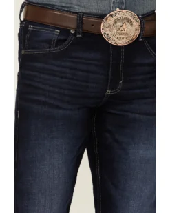 Wrangler 20X Men's Azure Vintage Dark Wash Stretch Slim Bootcut Jeans 7 Wrangler 20X Men's Azure Vintage Dark Wash Stretch Slim Bootcut Jeans -Sheplers Sales 2000346865 400 P2