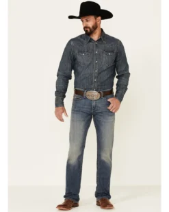 Front Page 55 Ariat Men's M7 Jayce Offroad Medium Wash Stretch Slim Straight Jeans