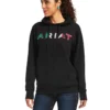 Ariat Women's Black R.E.A.L Mexico Embroidered Logo Pullover Hoodie - Plus -Sheplers Sales 2000347975 001 P1