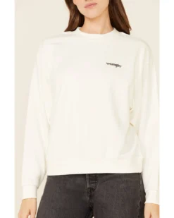 Wrangler Modern Women's Peace Wins Graphic Pullover Sweatshirt -Sheplers Sales 2000348105 100 P3