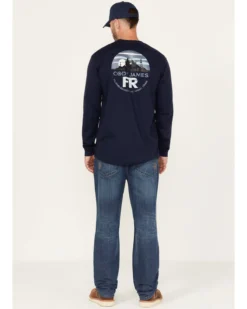 Cody James Men's FR Medium Wash Slim Straight Jeans -Sheplers Sales 2000348999 400 P3