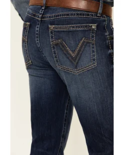 Rock 47 By Wrangler Men's Horizon Dark Wash Stretch Slim Bootcut Jeans 9 Rock 47 By Wrangler Men's Horizon Dark Wash Stretch Slim Bootcut Jeans -Sheplers Sales 2000350738 400 P4