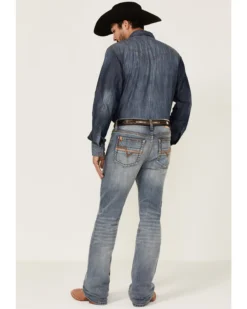 Cody James Core Men's Bear Down Light Wash Stretch Slim Bootcut Jeans -Sheplers Sales 2000351786 400 P3