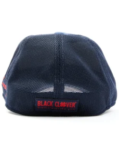 Black Clover Men's Navy Premium 10 Patch Mesh-Back Flex-Fit Ball Cap -Sheplers Sales 2000352071 410 P3