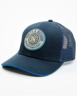 Smith & Wesson Men's Round Logo Patch Ball Cap