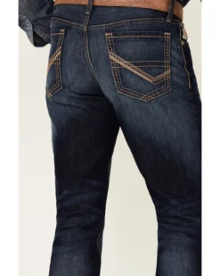 Cinch Men's Ian Dark Stonewash Rigid Slim Bootcut Jeans -Sheplers Sales 2000355909 402 P4