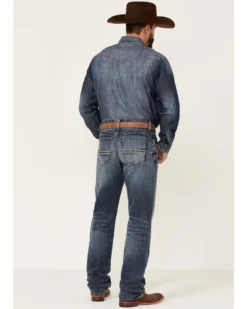 Cinch Men's White Label Medium Stonewash Performance Stretch Relaxed Straight Jeans 8 Cinch Men's White Label Medium Stonewash Performance Stretch Relaxed Straight Jeans -Sheplers Sales 2000355910 402 P3
