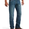 Ariat Men's Rebar M5 Edgewood Medium Wash Durastretch Basic Straight Leg Work Jeans -Sheplers Sales 2000356580 400 P1