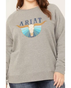 Ariat Women's R.E.A.L. Pacific Steerhead Sweatshirt - Plus -Sheplers Sales 2000357026 070 P3