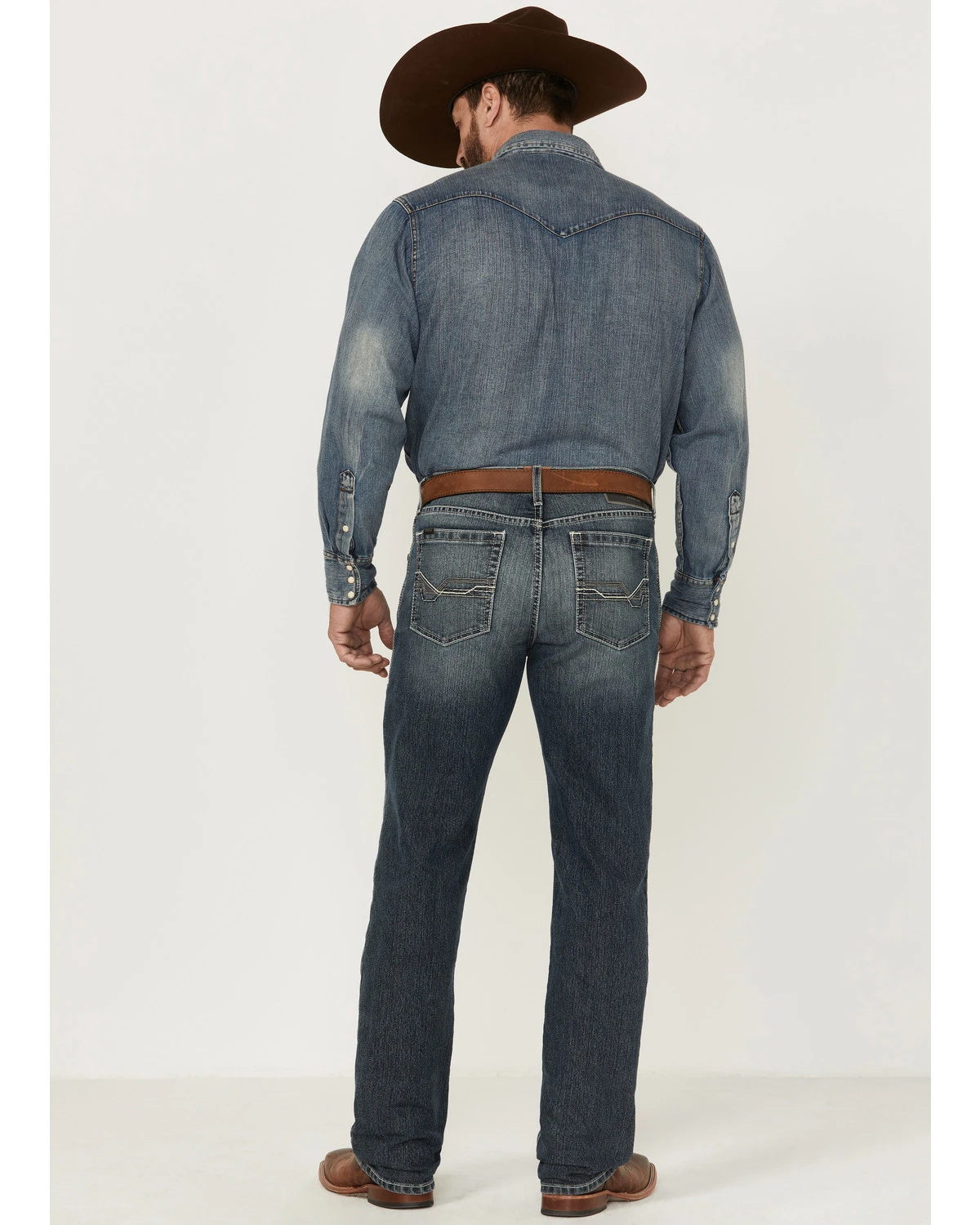 Ariat Men's M4 Augustus Louisville Stretch Relaxed Straight Jeans 5 Ariat Men's M4 Augustus Louisville Stretch Relaxed Straight Jeans - Image 3