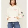 Wrangler Women's Logo Cropped Hoodie -Sheplers Sales 2000358083 100 P1