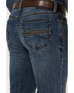 RANK 45 Men's Shotgun Wash Stackable Slim Straight Stretch Performance Jeans -Sheplers Sales 2000359243 415 P4