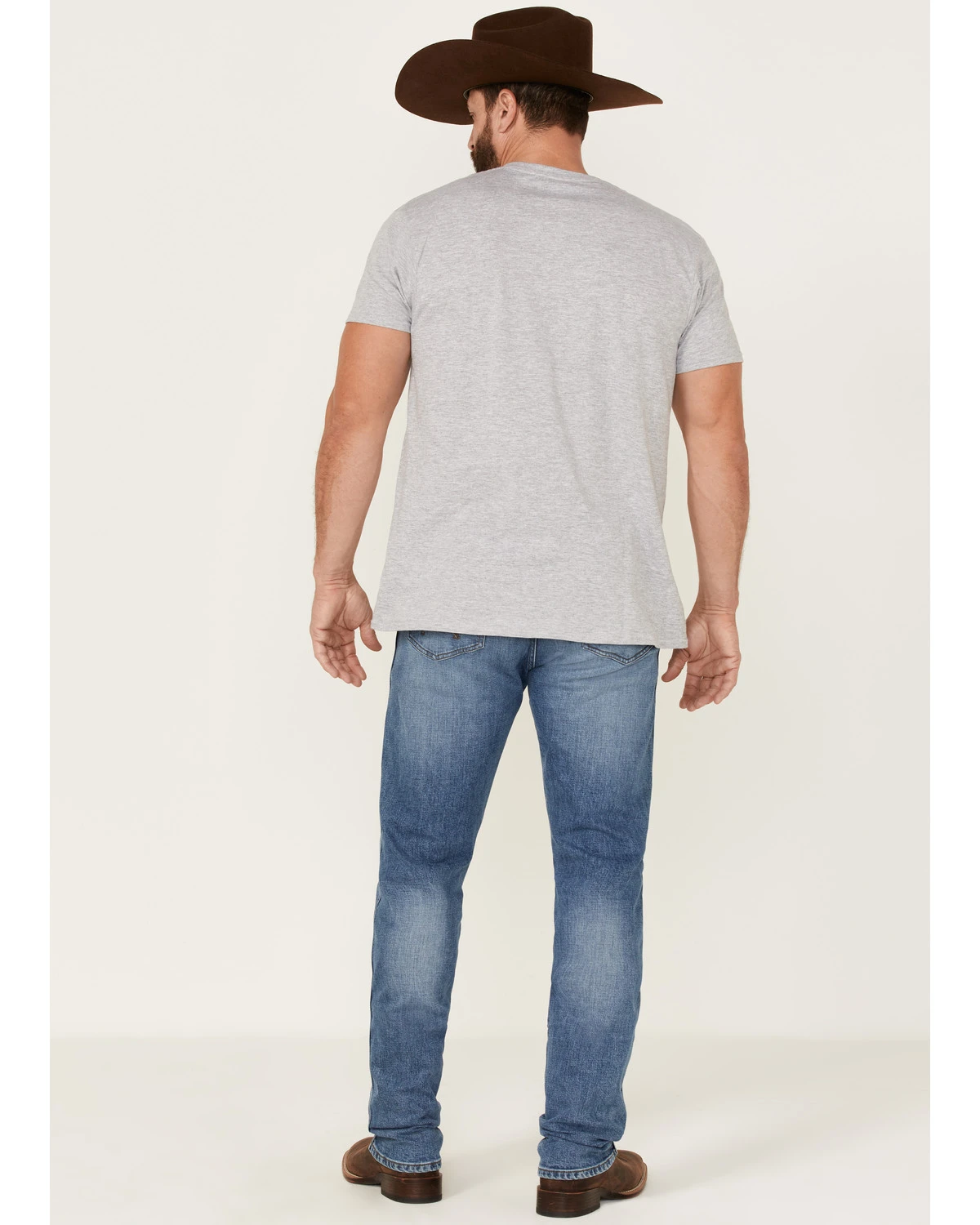 Wrangler Retro Men's Payson Light Wash Stretch Slim Straight Jeans 5 Wrangler Retro Men's Payson Light Wash Stretch Slim Straight Jeans - Image 3