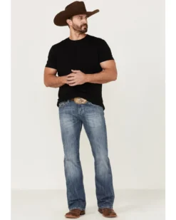 Rock & Roll Denim Men's Pistol Regular Bootcut Jeans -Sheplers Sales 2000360318 400 P3