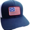 Okie Men's American Flag Patch Mesh-Back Ball Cap -Sheplers Sales 2000360453 410 P1