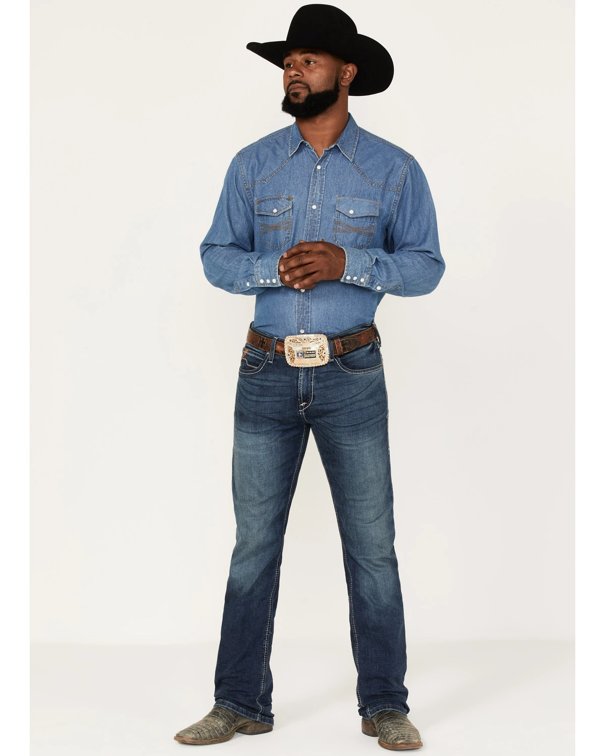 Ariat Men's M7 Marcello Dark Wash TekStretch Slim Straight Jeans 3 Ariat Men's M7 Marcello Dark Wash TekStretch Slim Straight Jeans