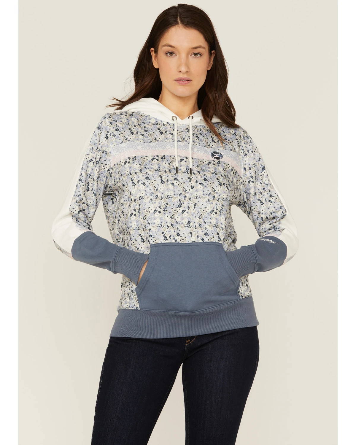 Hooey Women's Serape Cheyenne Floral Hoodie Sweatshirt 3 Hooey Women's Serape Cheyenne Floral Hoodie Sweatshirt