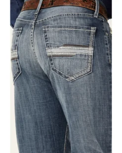 Cinch Men's Grant Medium Stonewash Broken Twill Performance Stretch Relaxed Bootcut Jeans 9 Cinch Men's Grant Medium Stonewash Broken Twill Performance Stretch Relaxed Bootcut Jeans -Sheplers Sales 2000362748 402 P4