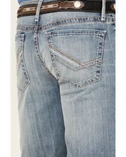 Cinch Men's Grant Light Stonewash Performance Stretch Relaxed Bootcut Jeans -Sheplers Sales 2000362786 402 P4