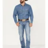 20X Wrangler Men's Mexia Light Wash Vintage Bootcut Stretch Denim Jeans -Sheplers Sales 2000365074 412 P1