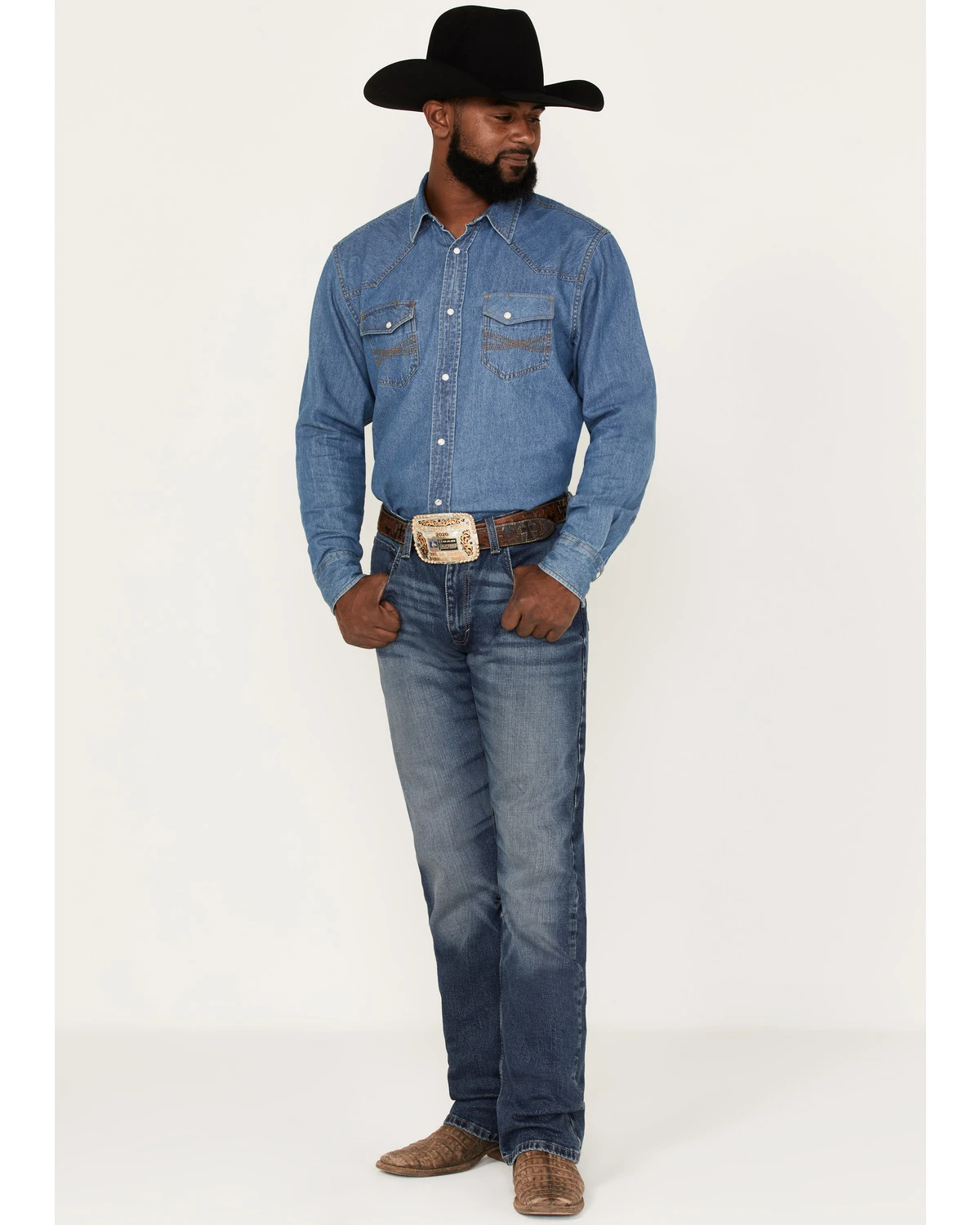 Wrangler 20X Men's Bazine Medium Wash Vintage Stretch Slim Bootcut Jeans 3 Wrangler 20X Men's Bazine Medium Wash Vintage Stretch Slim Bootcut Jeans