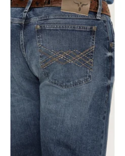 Wrangler 20X Men's Bazine Medium Wash Vintage Stretch Slim Bootcut Jeans 9 Wrangler 20X Men's Bazine Medium Wash Vintage Stretch Slim Bootcut Jeans -Sheplers Sales 2000365076 414 P4