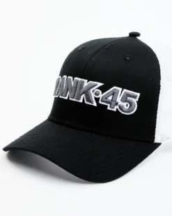RANK 45 Men's Embroidered Logo Mesh-Back Ball Cap