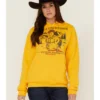 Paramount Network's Yellowstone Women's Yellowstone Lone Cowboy Mustard Graphic Hoodie -Sheplers Sales 2000365391 702 P1