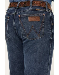 Wrangler Retro Green Men's Antique Dark Wash Stretch Slim Bootcut Jeans 9 Wrangler Retro Green Men's Antique Dark Wash Stretch Slim Bootcut Jeans -Sheplers Sales 2000366714 416 P4