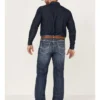 Rock & Roll Denim Men's Dark Wash Double Barrel Stretch Relaxed Straight Jeans -Sheplers Sales 2000367642 201 P1