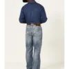 Rock & Roll Denim Men's Double Barrel Medium Wash Relaxed Bootcut Jeans -Sheplers Sales 2000367648 203 P1