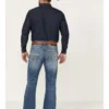 Rock & Roll Men's Vintage Medium Double Revolver Reflex Stretch Relaxed Bootcut Jeans -Sheplers Sales 2000368869 414 P1