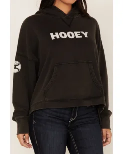 Hooey Women's Logo Graphic Boxy Hoodie -Sheplers Sales 2000369086 001 P3