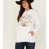 Goodie Two Sleeves Women's You Had Me At Howdy White Graphic Hoodie -Sheplers Sales 2000371376 100 P1