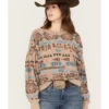 Ariat Women's Rainbow Vista Southwestern Sweatshirt -Sheplers Sales 2000371897 200 P1