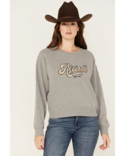 Ariat Women's R.E.A.L Varsity Logo Cropped Sweatshirt
