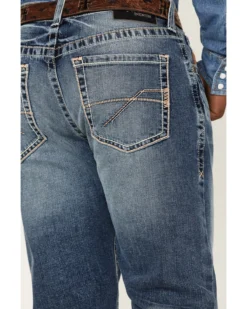 Ariat Men's M2 Dakota Wilson Medium Wash Stretch Relaxed Stackable Bootcut Jeans 9 Ariat Men's M2 Dakota Wilson Medium Wash Stretch Relaxed Stackable Bootcut Jeans -Sheplers Sales 2000371949 400 P4