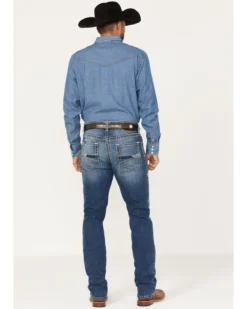 Ariat Men's M4 Walden Claudio Medium Wash Stretch Relaxed Straight Jeans 9 Ariat Men's M4 Walden Claudio Medium Wash Stretch Relaxed Straight Jeans -Sheplers Sales 2000371953 400 P4