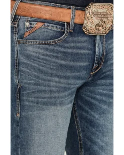 Ariat Men's M7 Medium Wash Slim Straight Stretch Denim Jeans -Sheplers Sales 2000371985 400 P2