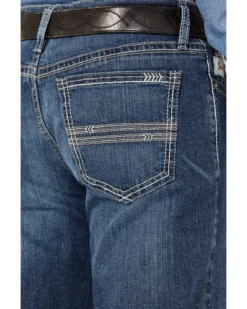 Cinch Men's Grant Medium Wash Relaxed Bootcut Performance Jeans -Sheplers Sales 2000373442 402 P4