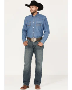 Ariat Men's M5 Louisville Seneca Medium Wash Stretch Straight Leg Jeans