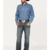 Ariat Men's M5 Louisville Seneca Medium Wash Stretch Straight Leg Jeans - Big -Sheplers Sales 2000373700 400 P1