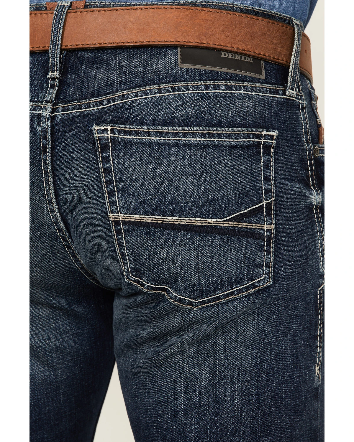 Ariat Men's M7 Drake Toro Dark Wash Slim Straight Jeans 6 Ariat Men's M7 Drake Toro Dark Wash Slim Straight Jeans - Image 4