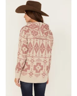 Ariat Women's Southwestern Print Logo Graphic Hoodie 9 Ariat Women's Southwestern Print Logo Graphic Hoodie -Sheplers Sales 2000374278 280 P4