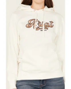 Ariat Women's Metallic Embroidered Logo Hoodie -Sheplers Sales 2000374279 100 P3